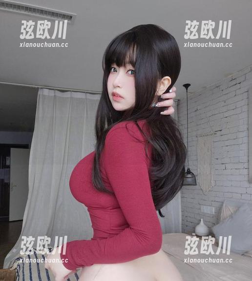 冷风中K酱的红色毛衣妹妹——观看合集，准备好了吗，她要暖哭你了！