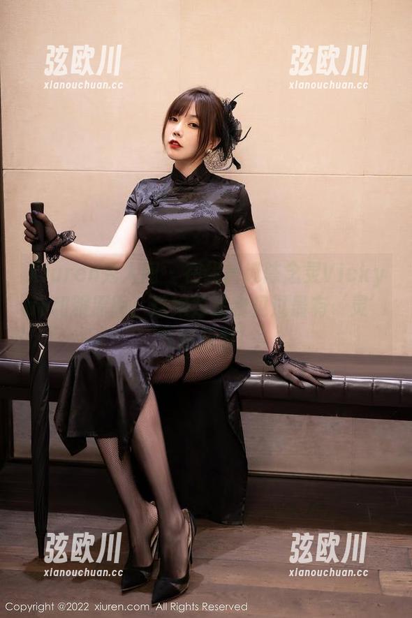 Xiuren秀人网 - 在线解锁陈念灵Vickyao和服原图：这绝对是我见过最有‘灵’气的造型！