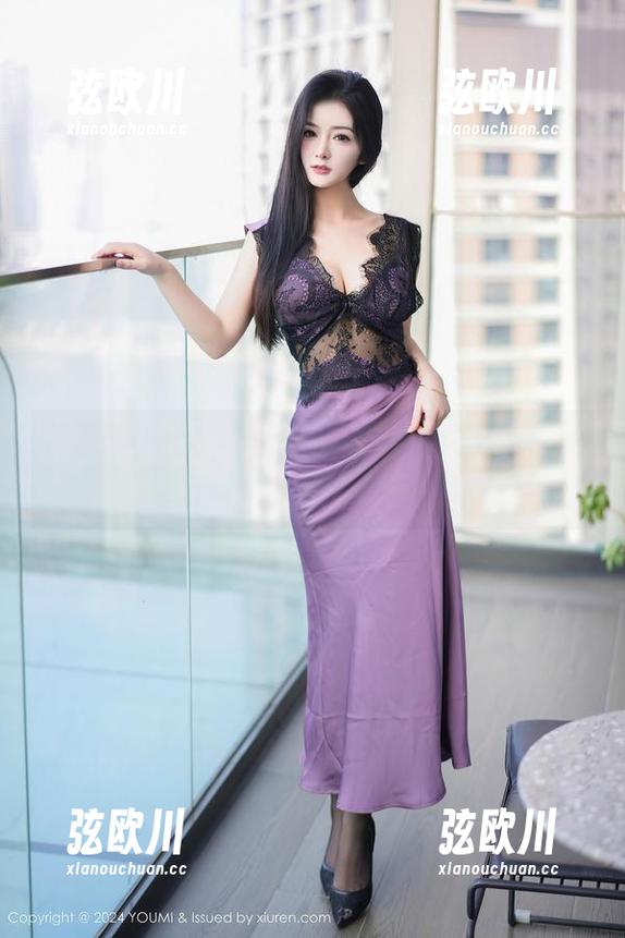 尤蜜荟 - 看！心上可Flora的女王范：原图惊艳，套图充满诱惑