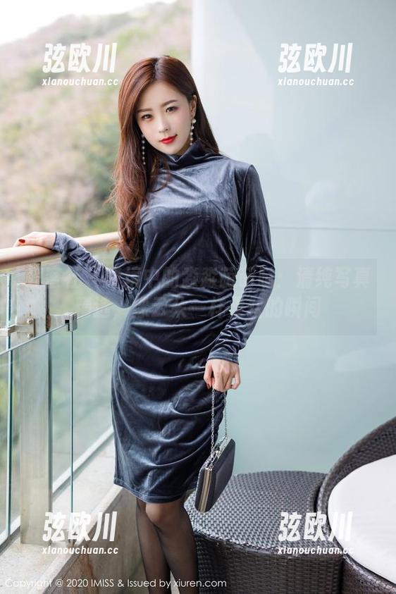 爱蜜社 - 梦境中的淼淼萌萌哒：清纯写真精选，像云朵一样柔软的瞬间