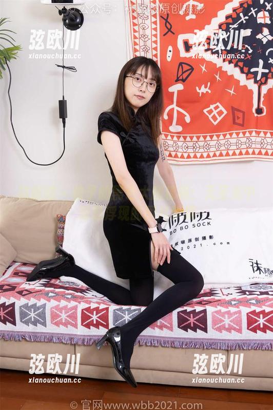 袜啵啵 - 稚予的黑色大腿棉袜：无圣光中渐渐浮现的图片梦境